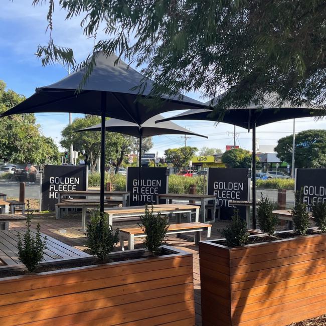 The Golden Fleece on High St, Melton is a local watering hole with a great range of food and outdoor area. Picture: Nilsson Jones