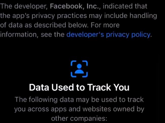 Apple now shows what data app developers collect to track you and Facebook i s seriously peeved about it.