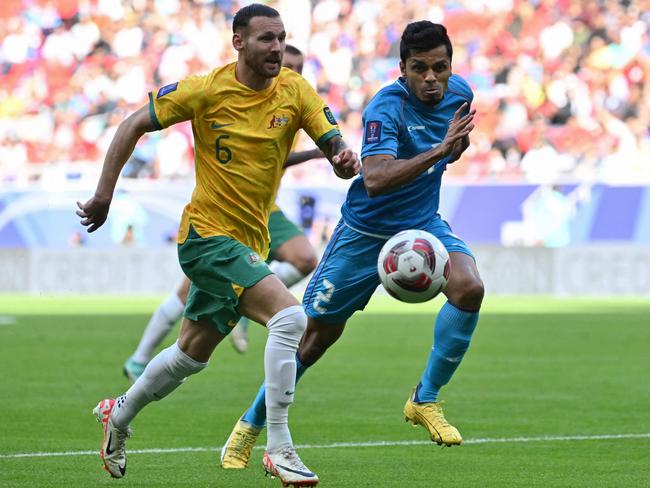 Martin Boyle had a tough time against India. Picture: Hector Retamal/AFP