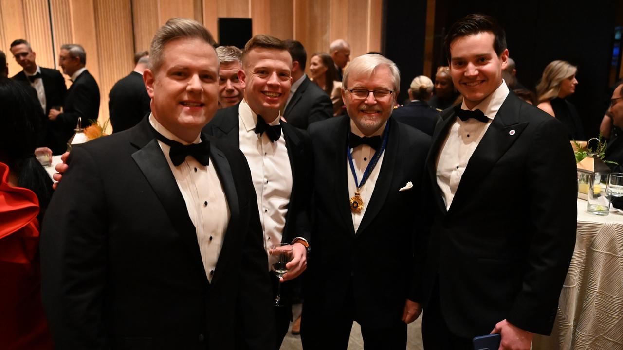 Kevin Rudd pictured at the recent Australia Day gala in Washington DC. Picture: Supplied