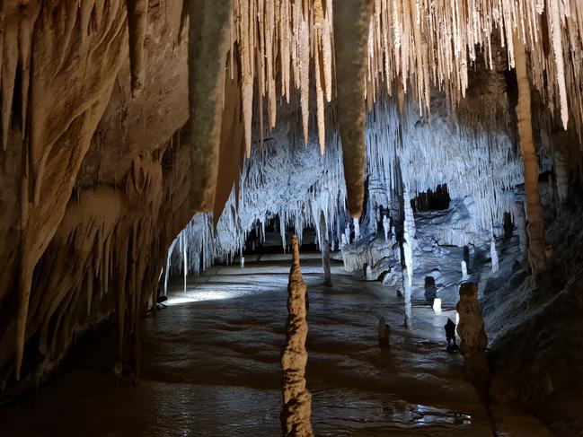 The magical Hastings Caves which is the closest thing you can get to being inside a Lord of the Rings movie. Picture: Amber Wilson