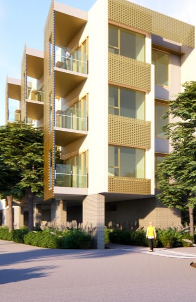 The proposed Regis facility would be the tallest building in the area.