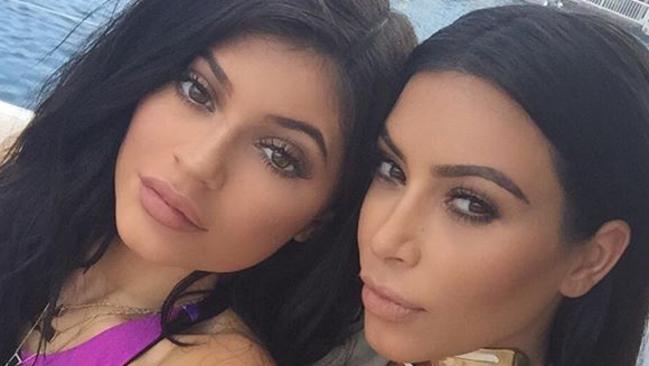 Kim Kardashian with Kylie Jenner ... "Ky x Kiki" Picture: Instagram