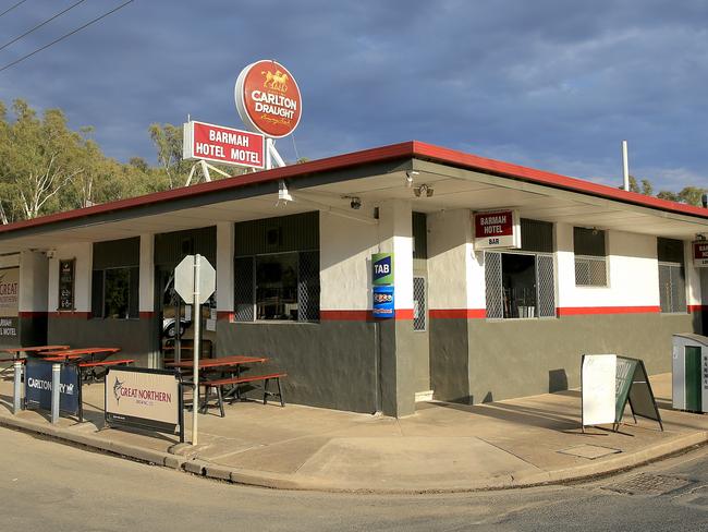 The Barmah Hotel, which is owned by Darren Thornburgh. Picture: Mark Sewart