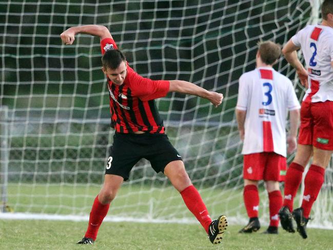 Burleigh Heads striker David Mutch. Picture: Richard Gosling