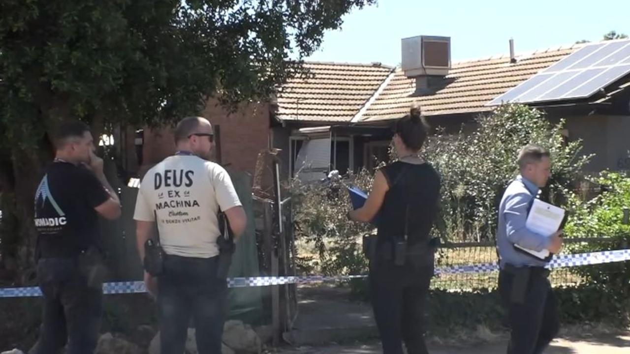 The home was ‘extensively damaged’. Picture: 7 News