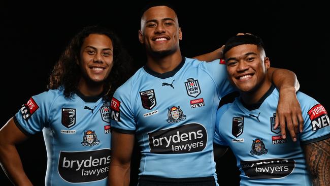 Jarome Luai, Stephen Crichton and Brian To’o. Picture: NRL Imagery