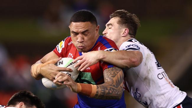 Tyson Frizell of the Knights is a man in demand. Picture: Getty Images