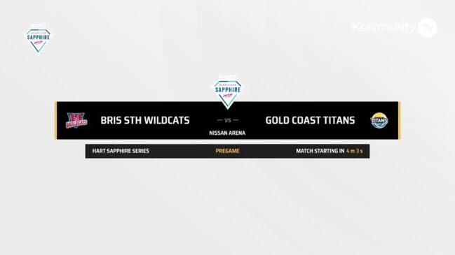 Replay: Brisbane South Wildcats v Gold Coast Titans Netball—Netball Queensland Sapphire Series Round 1