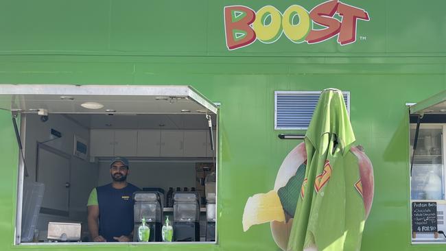 Boost Juice Mobeel manager Rahul Nara