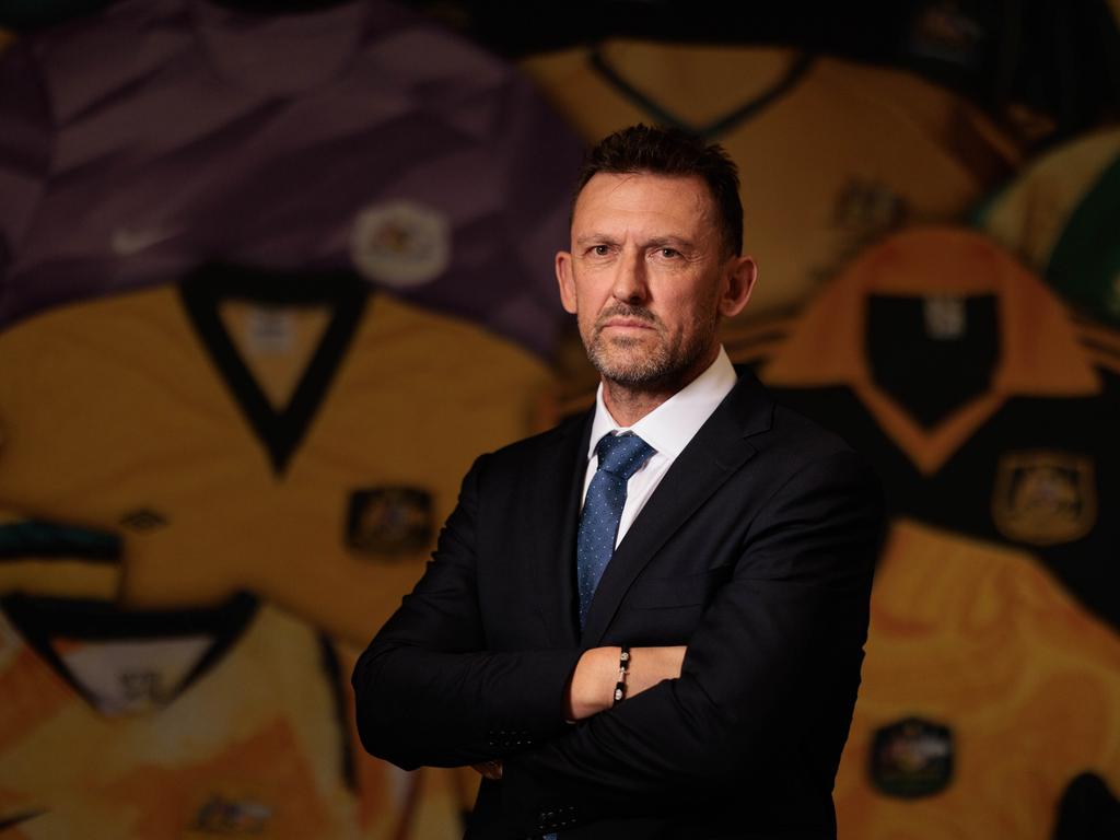 Tony Popovic was unveiled as the new Socceroos coach this week. Picture: Mark Metcalfe/Getty Images for Football Australia