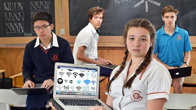 Central Coast Rudolf Steiner School students are hoping to receive NBN coverage within the month. Picture: Troy Snook