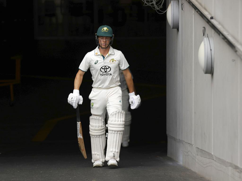 Nathan McSweeney has been named in Australia’s squad for the upcoming Test series against India. Picture: Getty Images