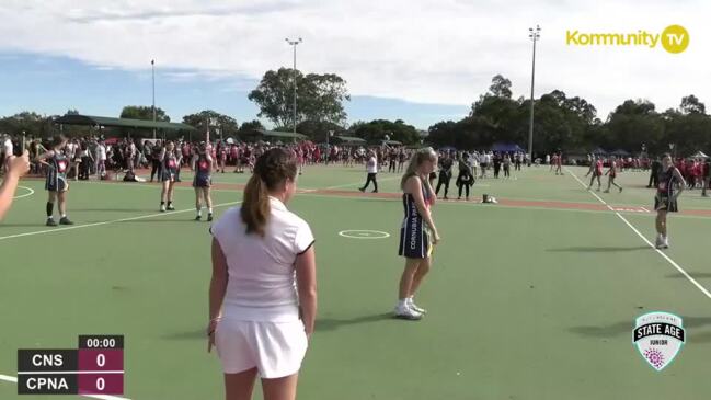 Replay: Netball Queensland State Age Titles - Cairns v Cornubia Park Navy (U14)