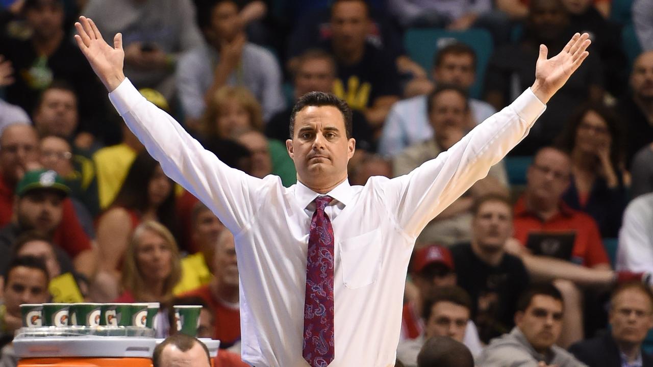 Sean Miller sweaty shirt NCAA Tournament Arizona | Daily Telegraph