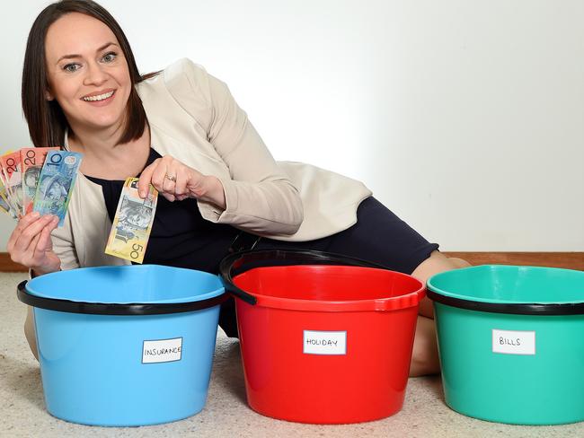 Cath Sharples-Rushbrooke is a financial planner who talks about budgetting using the bucket method. Picture: Josie Hayden