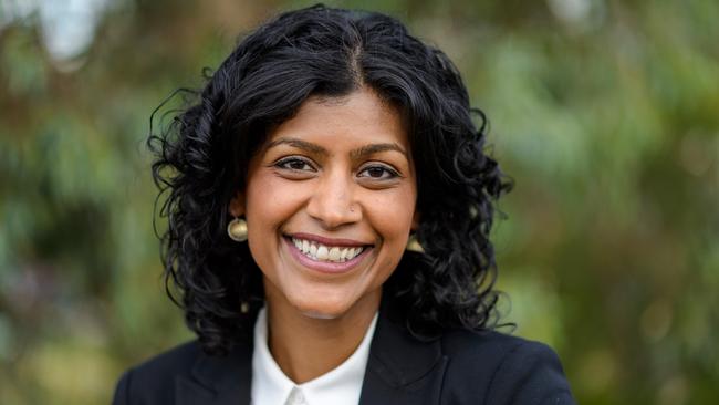 Leader of the Victorian Greens party, Samantha Ratnam.