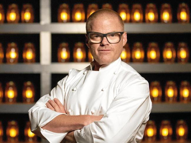 Chef Heston Blumenthal will set this year's grand final challenge on MasterChef. Supplied by Channel 10.