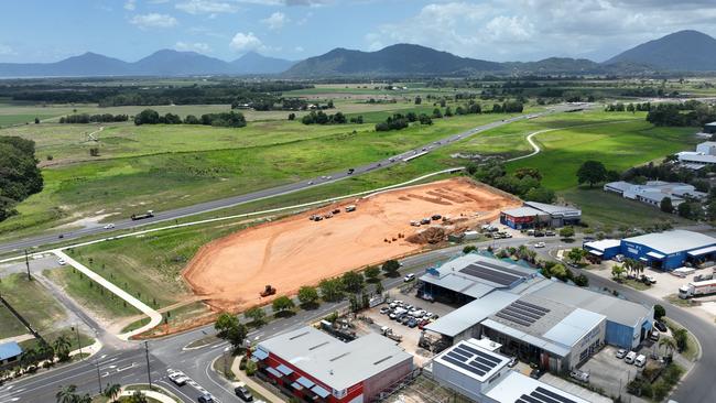 Heavy construction and earthworks at work on Mount Millman Dr last year. Picture: Brendan Radke