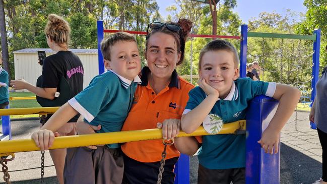 Kuluin State School - Deklen, Emily and Koby.