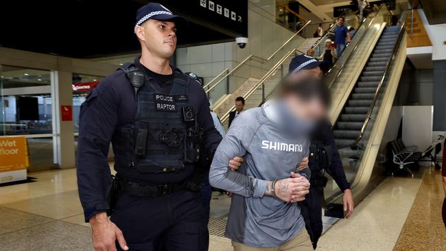 Mr Horne was forcibly returned to NSW on Tuesday. Picture: NSW Police