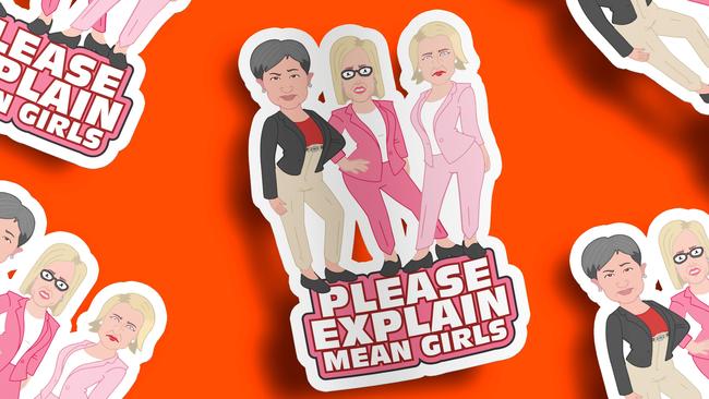 Mean Girls media diary sticker . Source: Pauline Hanson.