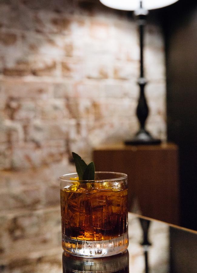 A Roman Negroni at La Rosa in The Strand.