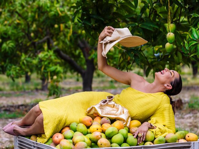 Loretta Bowen from Sandy Cove Mango Plantation. Supplied image to go with the Australian Mangoes Calendar.