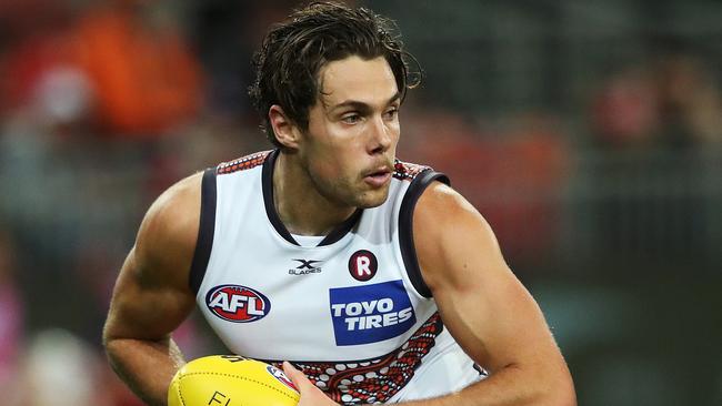 Giants Josh Kelly during AFL match GWS Giants v Essendon Bombers at Spotless Stadium, Sydney. Picture. Phil Hillyard