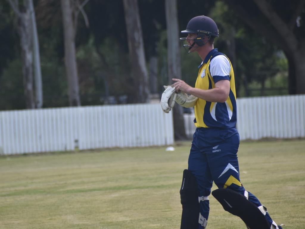 Central Queensland Cricket Championships, senior men, Gladstone versus Central Highlands, Rockhampton Cricket Grounds, on February 22, 2025.