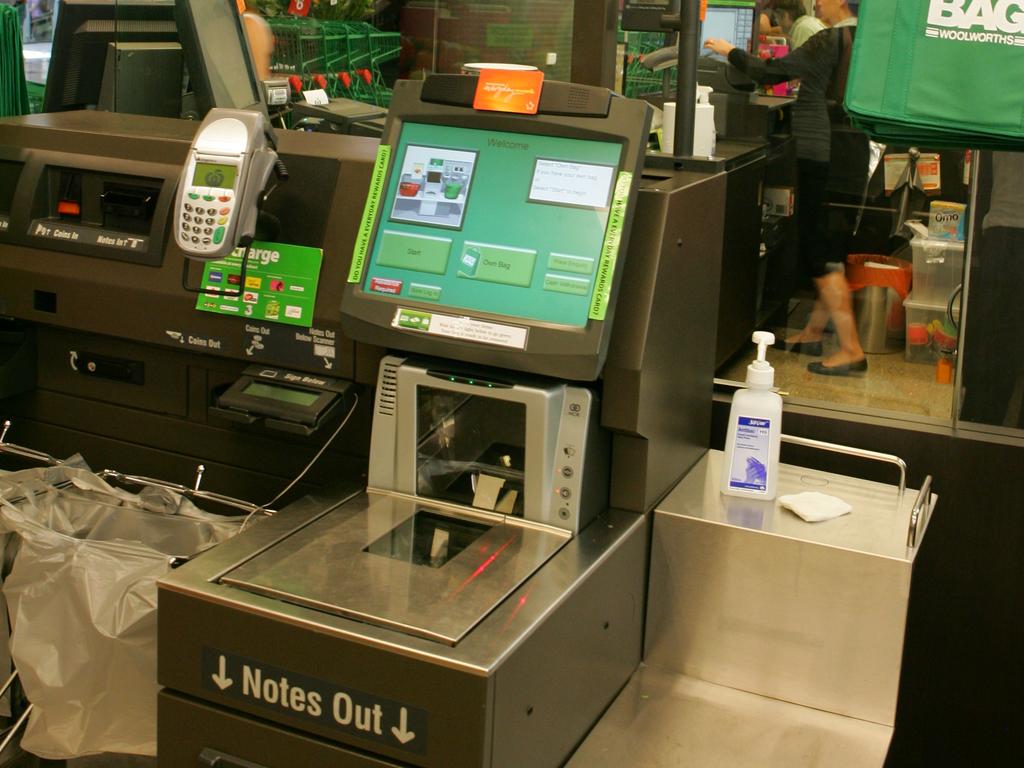 The number of self-serve check-outs has been increasing in recent years.