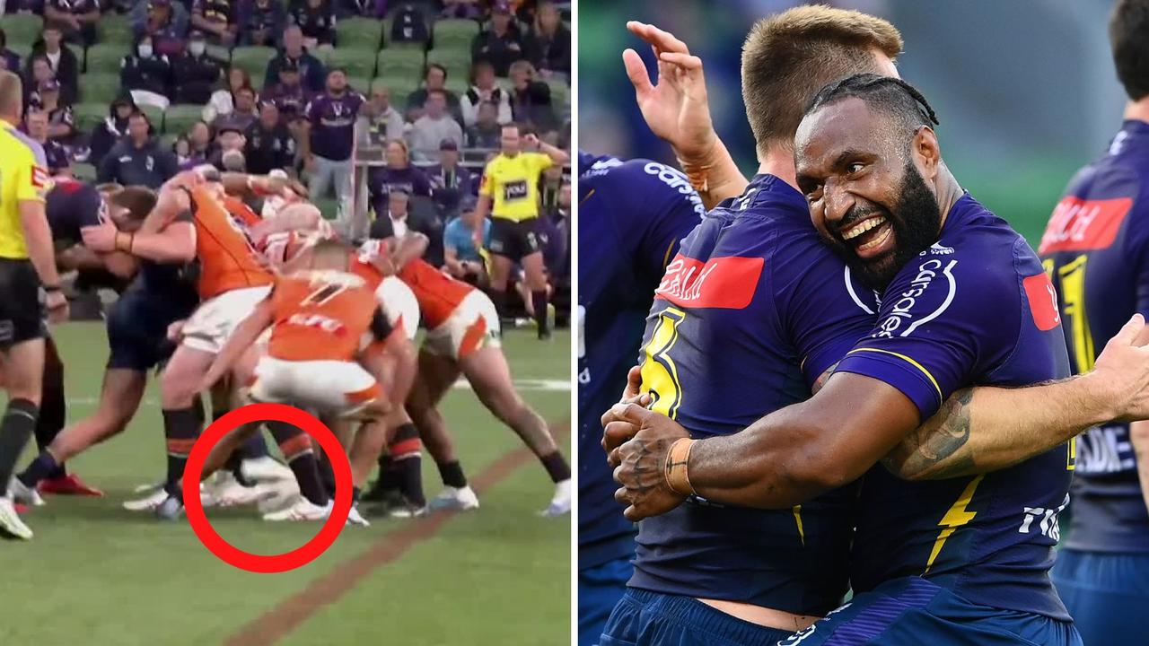 The Melbourne Storm defeat the Tigers.