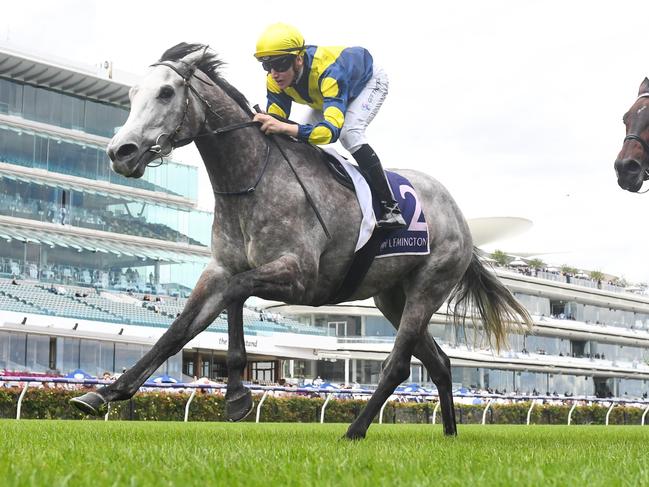 Imported mare Lighthouse should be able to cope with a class rise to stay unbeaten in Australia in Saturday's Listed Chester Manifold Stakes at Flemington. Picture : Racing Photos via Getty Images.