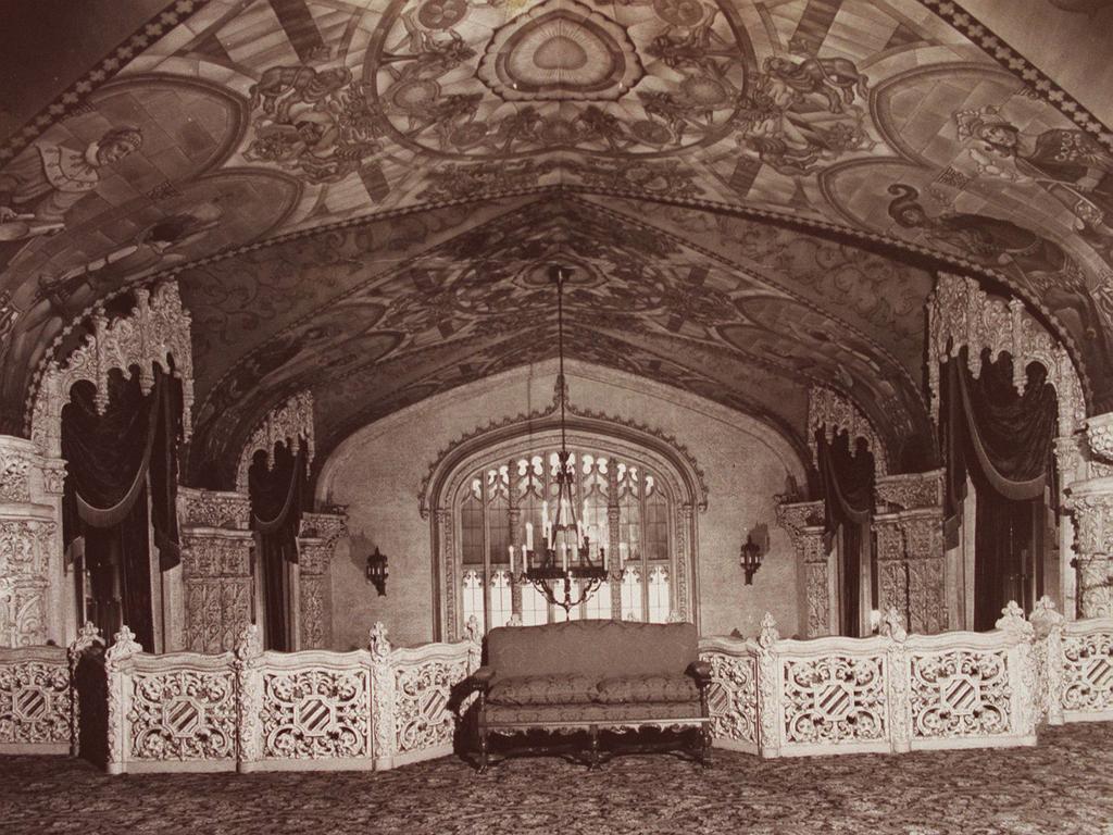 The foyers in the soon to be opened again Regent Theatre in Collins Street, Melbourne. Aug. 96