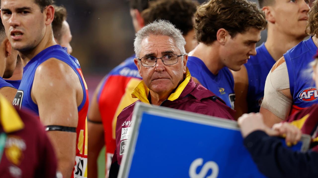 Chris Fagan, Senior Coach of the Lions. Photo by Michael Willson/AFL Photos via Getty Images.