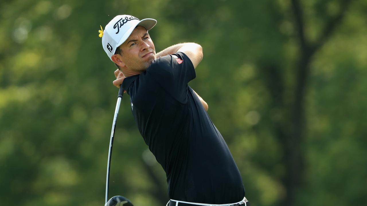 Adam Scott finished third at the PGA Championship on Monday morning.