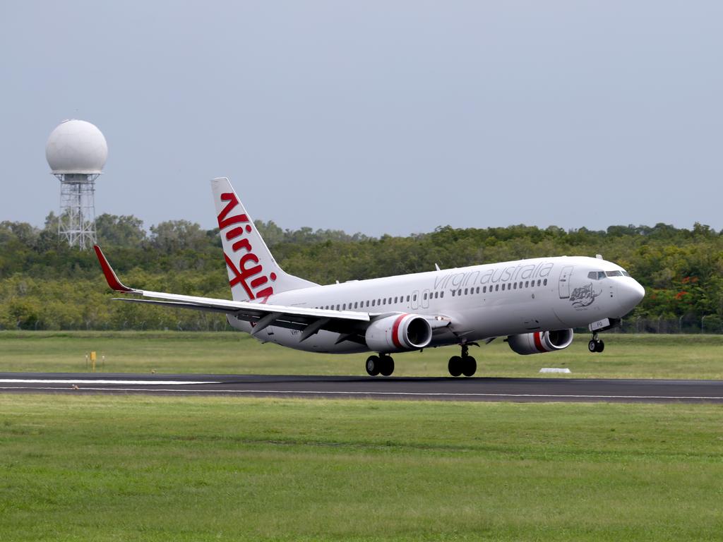 The incident involved a Virgin Australia Boeing 737-800. Picture: Marc McCormack