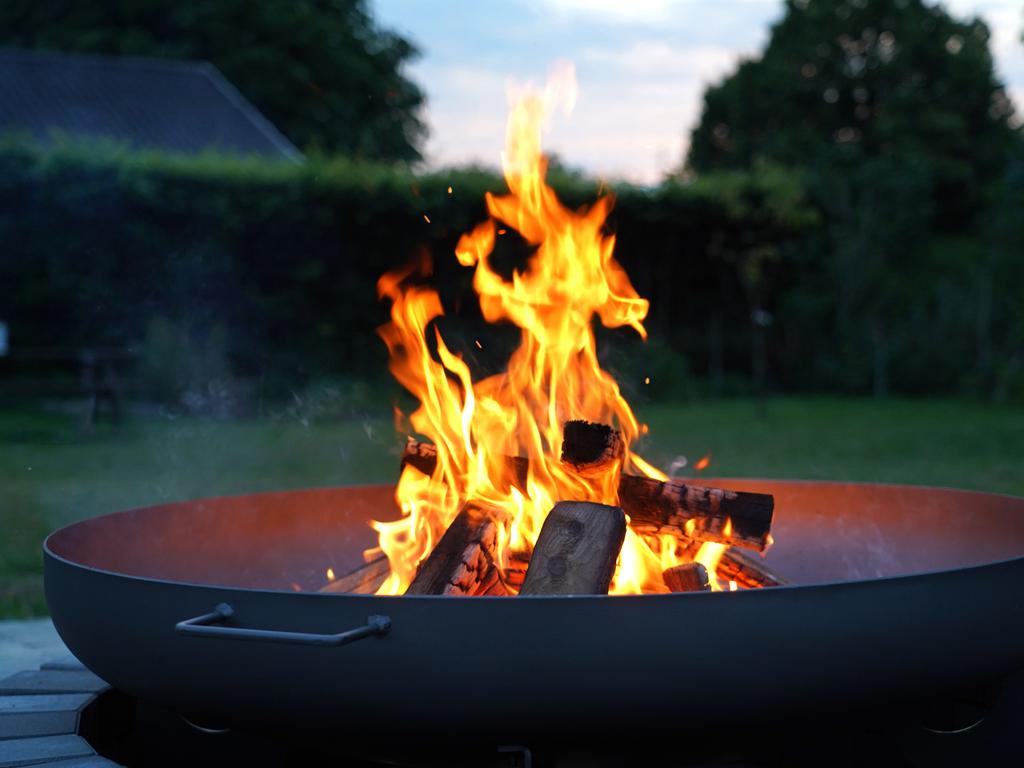 It is the heat from the charcoal that is required for cooking.