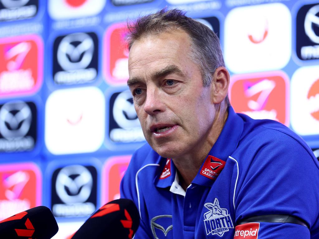 Alastair Clarkson also made his feelings towards Cornes clear. (Photo by Josh Chadwick/AFL Photos/via Getty Images)