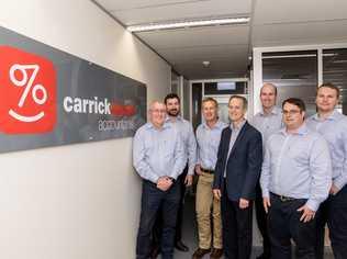 Winners of the 2020 Australian Accounting Awards Multiservice Firm of the Year Awards are Carrick Alan partners (from left) Kent Gripske, Daniel Bartkowski, David Johnston, Wayne Turner, Greg Burton, Cameron Sorley and Daniel Ellis. Picture: Susan Jacobs Photography