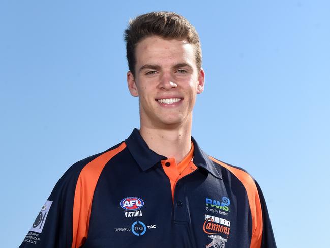 Calder Cannons co-captain Mitch Podhajski looms as an AFL draft fancy. Picture: Kylie Else