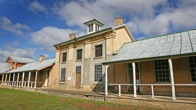 Willow Court historic site in the Derwent Valley, the old Barracks building