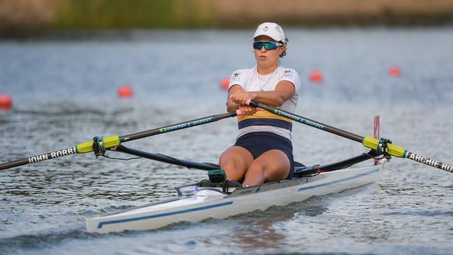 Manly rowers were using the championship to limber up for upcoming selections.