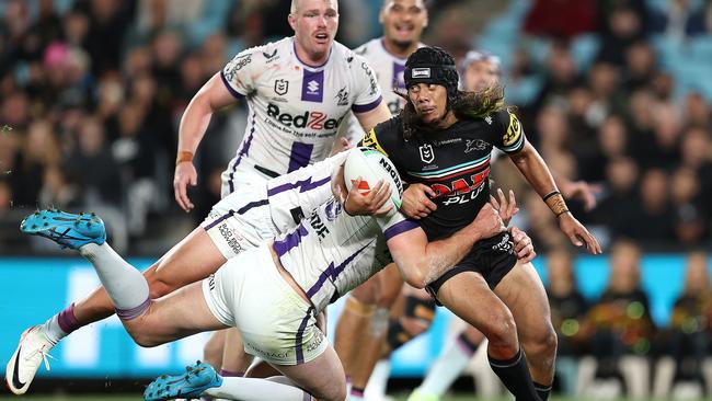 Jarome Luai more than held his own for the Panthers. Picture: Getty Images