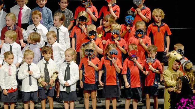 Sacred Heart Primary School in Section 211 - Primary School Freestyle Novelty Choir Prep-3 (Graff Family perpetual trophy). Picture: Jann Houley