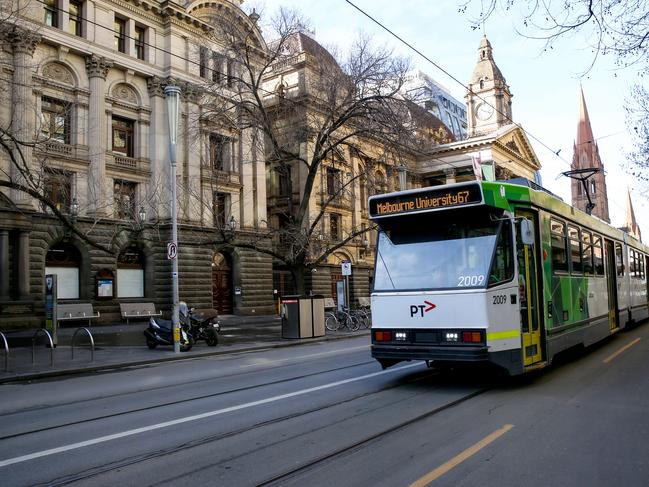 MELBOURNE, AUSTRALIA - NewsWire Photos JULY 14, 2020 : Melbourne CBD is in a second lockdown after a second wave of COVID-19. Picture : NCA NewsWire / Ian Currie