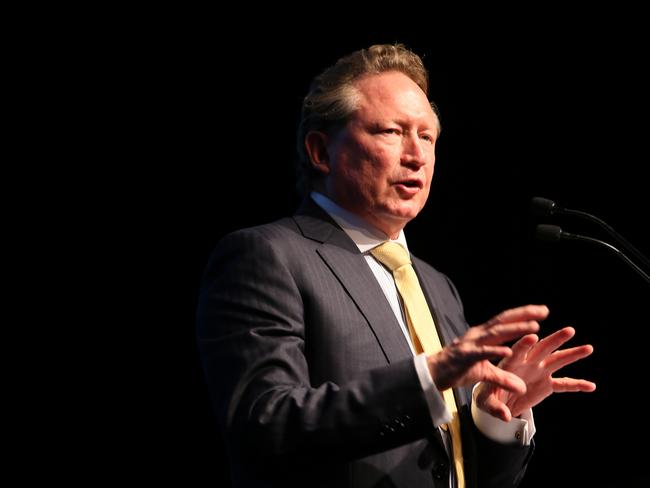 Fortescue Metals Group chairman Andrew Forrest. Picture: Colin Murty/The Australian.