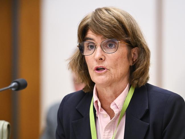 CANBERRA, AUSTRALIA  - NewsWire Photos - February 21, 2025:  Reserve Bank of Australia Governor, Michele Bullock appears before the House Economics Committee at Parliament House in Canberra. Picture: NewsWire / Martin Ollman