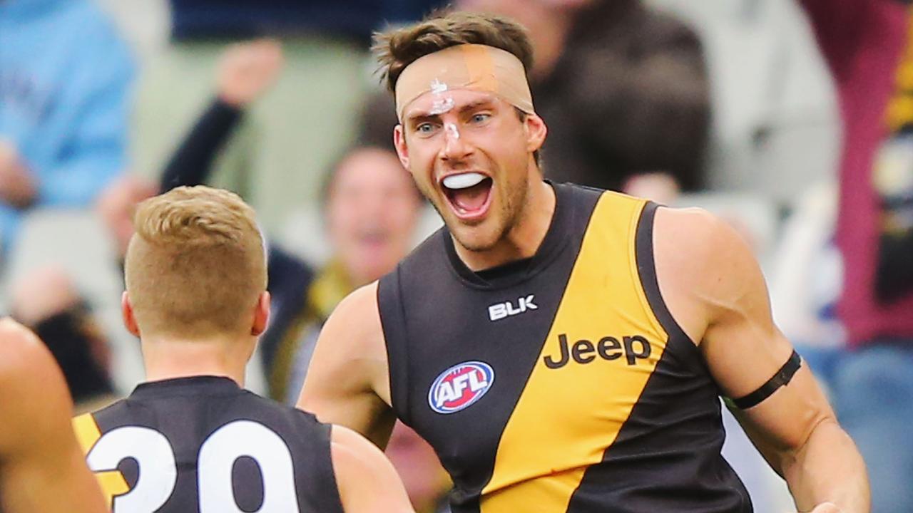 Shaun Hampson of the Tigers has announced his AFL retirement.