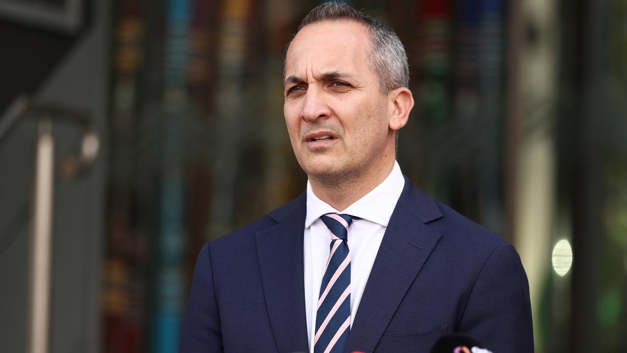 NRL chief executive Andrew Abdo speaks to the media during a press conference at Rugby League Central on March 10, 2023 in Sydney, Australia. (Photo by Matt King/Getty Images)